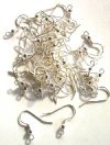 25 Pairs of Silver Finish Fish Hook Earrings